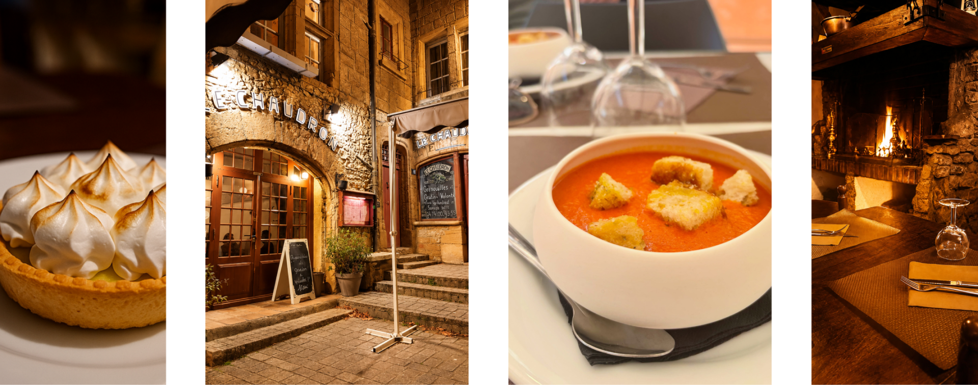 Le Chaudron - Parlement de Dombes - Restaurant Trevoux - Restaurant Trévoux - quartier historique de Trévoux - Restaurant face à la Saône - restaurant TREVOUX