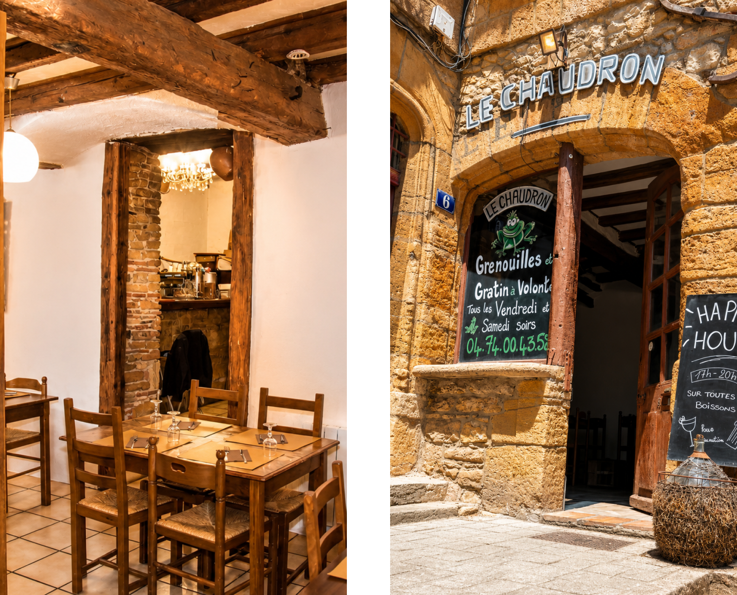 Le restaurant - Le Chaudron - restaurant TREVOUX